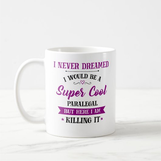Paralegal Dream Job Killing It Kaffeetasse (Links)
