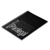 Paralegal Extraordinaire CUSTOM Notizblock (Linke Seite)