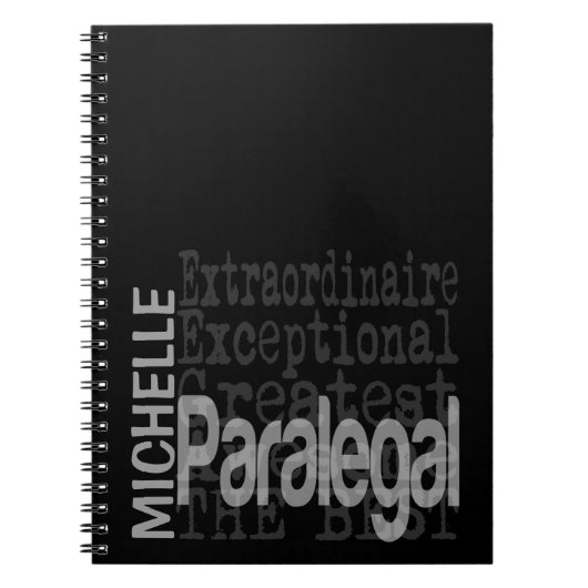 Paralegal Extraordinaire CUSTOM Notizblock (Vorderseite)