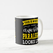 Paralegal Job Titel Mitarbeiter Funny Worker Paral Kaffeetasse (VorderseiteRechts)