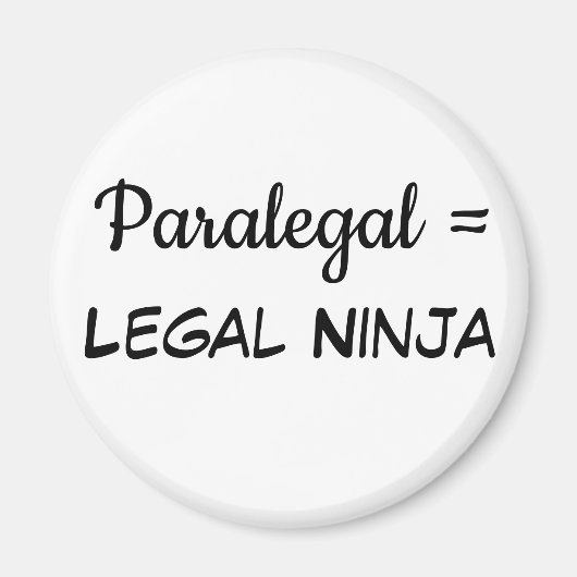 Paralegal = Legal Ninja Magnet (Vorne)
