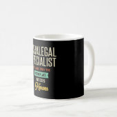 Paralegal-Spezialist Kaffeetasse (VorderseiteRechts)