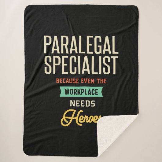 Paralegal-Spezialist Sherpadecke (Vorderseite)