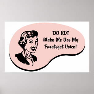 Paralegal Voice Poster
