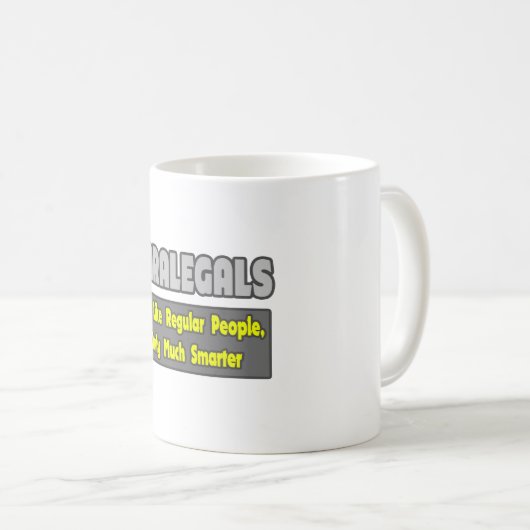 Paralegale... klüger kaffeetasse (VorderseiteRechts)