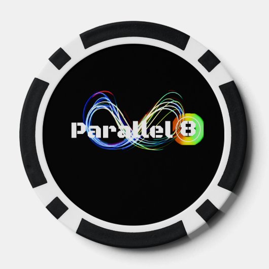 Parallel8-Poker-Chip Pokerchips (Rückseite)