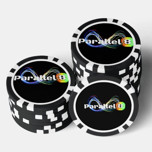 Parallel8-Poker-Chip Pokerchips (Stapel)