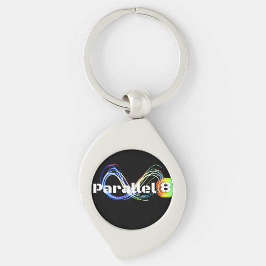 Parallel8-Schlüsselanhänger Schlüsselanhänger (Vorderseite)