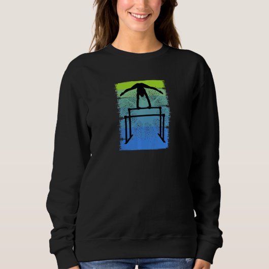 Parallel Bars Retro Gymnastik Giro del Malcantone Sweatshirt (Vorderseite)