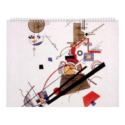 Parallel Diagonals Wassily Kandinsky Kalender (Titelbild)