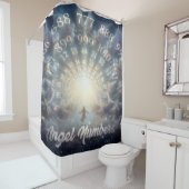 Parallel Realms Engel Numbers Duschvorhang (Beispiel)