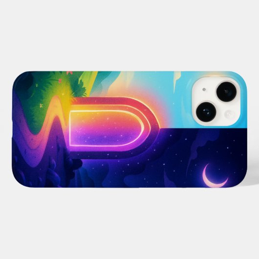 Parallel World iPhone Case - Surreal Duality Gift (Rückseite (Horizontal))