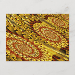 Parallele Abmessungen Postkarte