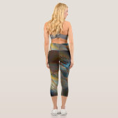 Parallele Flugzeug Capri Leggings (Rückseite)