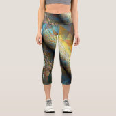 Parallele Flugzeug Capri Leggings (Vorderseite)