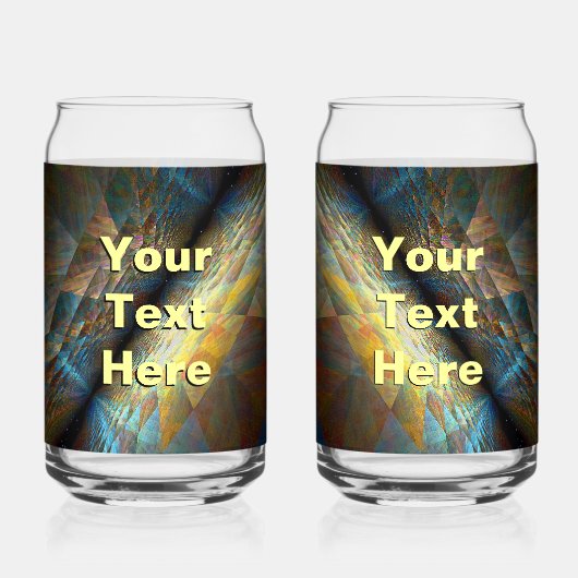 Parallele Flugzeug Dosenglas (Rückseite)