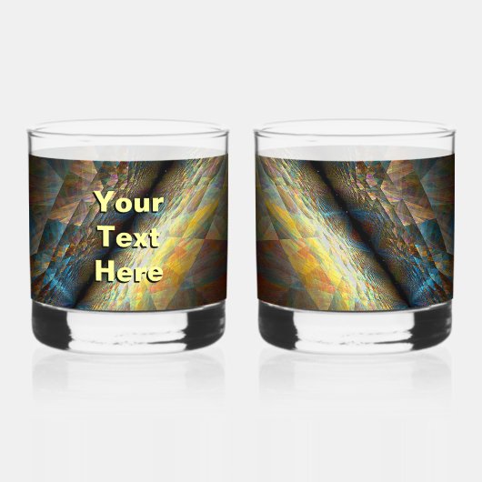 Parallele Flugzeug Whiskyglas (Rückseite)