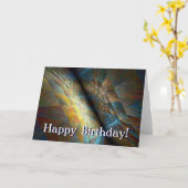 Parallele Flugzeug zum Geburtstag Karte (Gelbe Blume)