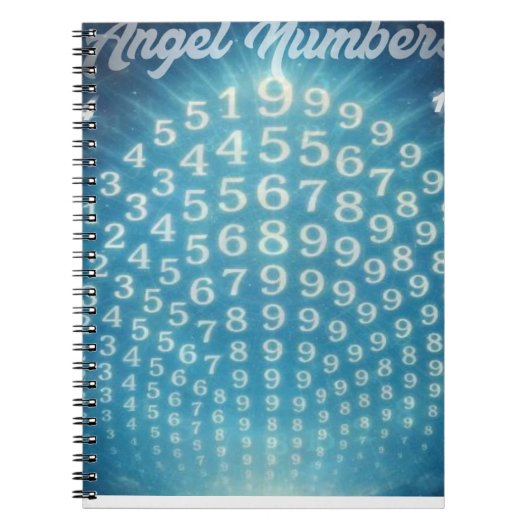 Parallele Realms Angel Number Notebook Notizblock (Vorderseite)
