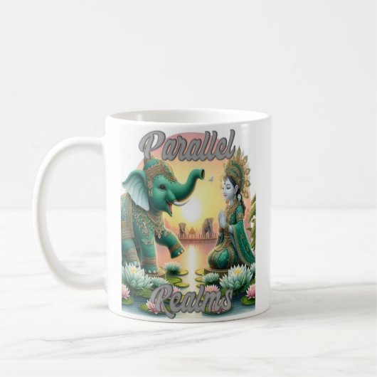 Parallele Realms Kaffeecup Kaffeetasse (Links)