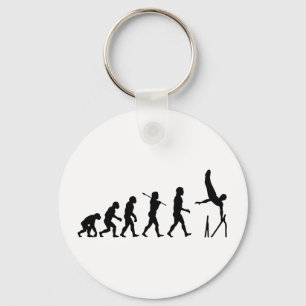 Parallele Stangen-Gymnastik-Evolution Schlüsselanhänger