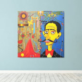 Parallelen Leinwanddruck (Insitu (Holzboden))