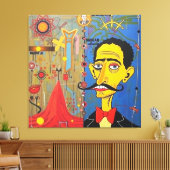 Parallelen Leinwanddruck (Insitu (Wohnzimmer))