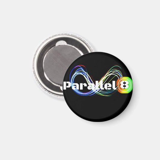 Paralleles8-Magnet Magnet (Vorderseite/Rückseite)