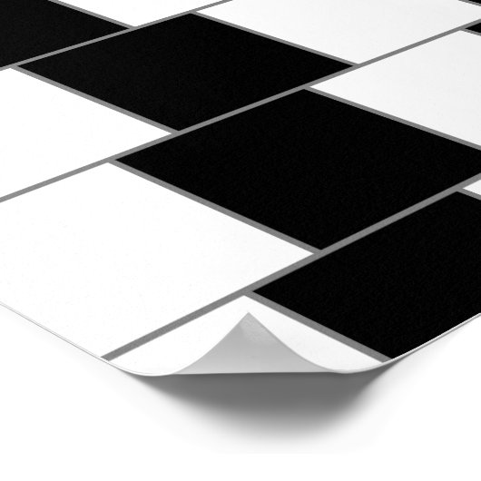 Parallellinien Poster (Ecke)