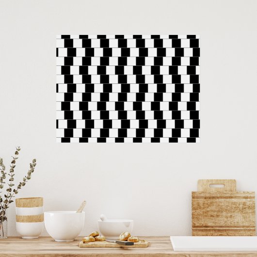 Parallellinien Poster (Küche)