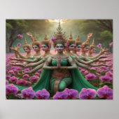 Parallelrealms Durga Goddess Poster (Vorne)