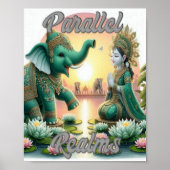 Parallelrealms-Poster Poster (Vorne)