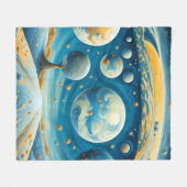 Paralleluniversen Fleecedecke (Vorderseite (Horizontal))