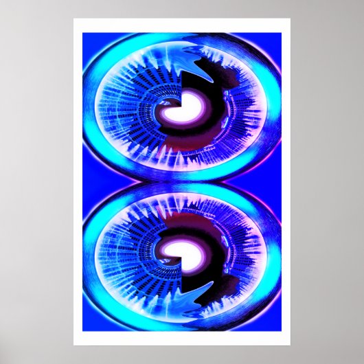 Paralleluniversen in der Mondlichtkunst Poster (Vorne)