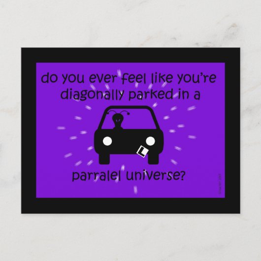 Paralleluniversum Postkarte (Vorderseite)