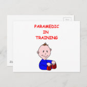 paramädisch postkarte (Vorne/Hinten)