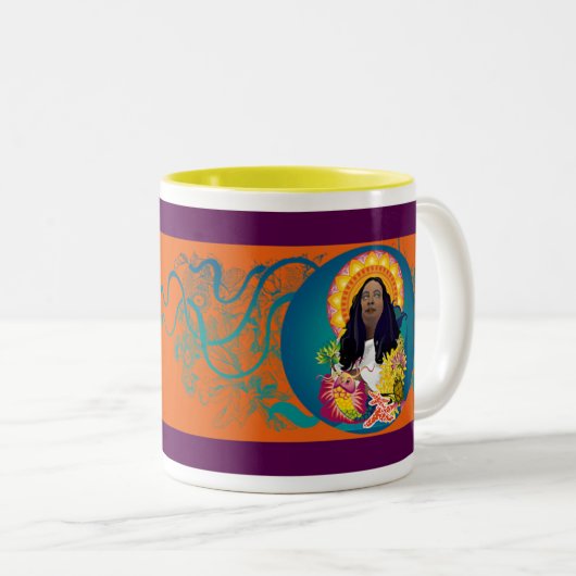 Paramahansa Yogananda Zweifarbige Tasse (VorderseiteRechts)