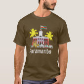 Paramaribo Donkergroen T-Shirt (Vorderseite)