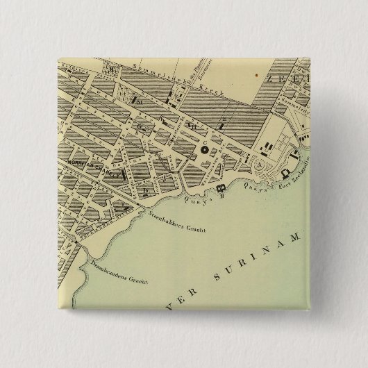 Paramaribo Surinam Button (Vorderseite)