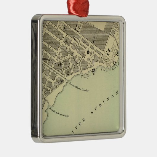 Paramaribo Surinam Ornament Aus Metall (Rechts)