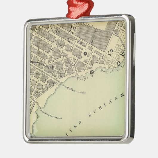 Paramaribo Surinam Ornament Aus Metall (Links)