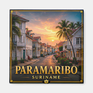 Paramaribo Surinam Südamerikanisches Erbe Magnet