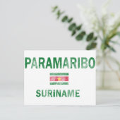 Paramaribo Suriname-Designs Postkarte (Stehend Vorderseite)