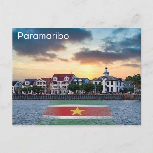 Paramaribo - Suriname Postkarte (Vorderseite)