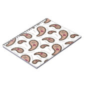 Paramecia Paisley Anpassbare Biologie Weiß Notizblock (Linke Seite)