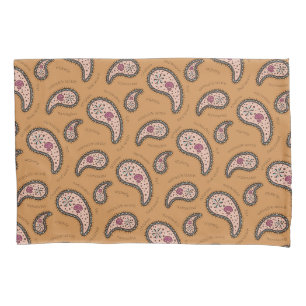 Paramecia Paisley Biologie Wissenschaft Latte Brow Kissenbezug