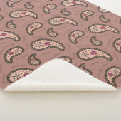 Paramecia Paisley Biologie Wissenschaft Mocha Sherpadecke (3/4)