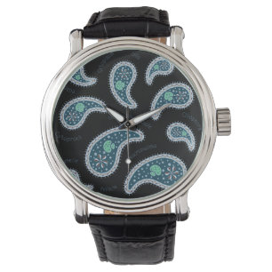 Paramecia Paisley Protozoan Biologie Wissenschaft  Armbanduhr