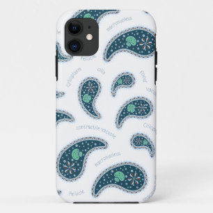 Paramecia Paisley Protozoan Biology Science Case-Mate iPhone Hülle