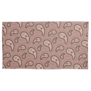 Paramecien Paisley Biologie Wissenschaft Mocha Bra Kissenbezug